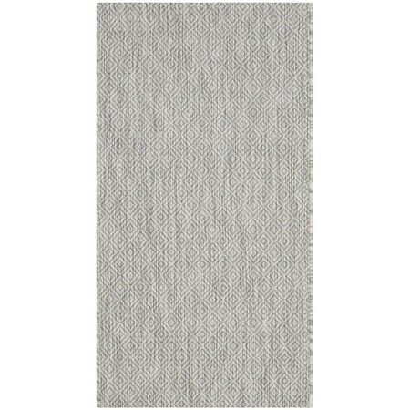 Safavieh 2 ft. x 3 ft. 7 in. Courtyard Power Loomed Accent Area Rug Grey & Grey CY8520-36811-2